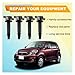 WBFRYEE 4Pcs Car Ignition Coil 19070B1011 19070B1020 Compatible with Daihatsu TERIOS SIRION Compatible with Toyota Passo TOWNACE