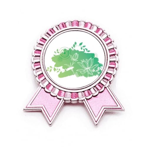 Broche fleur de lotus rose pour sublimer vos tenues | Médaille grenouille en métal