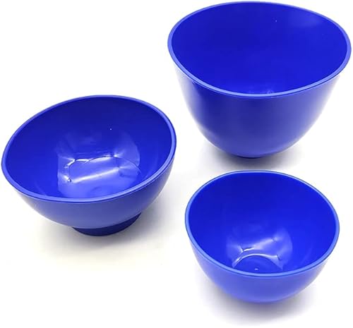 Miniatura 2 de MrHugoo Lab - Tazones flexibles de goma de alginato pequeñomedianogrande (azul oscuro)