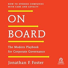 On Board Audiolibro Por Jonathan F. Foster arte de portada