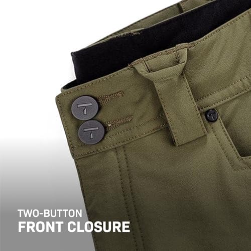 TRUEWERK Men's Work Pants - T2 WerkPant Technical Workwear, 34W X 34L Deep Grey & Black Bundle