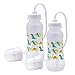 Podee Hands Free Baby Bottle - Anti-Colic Self Feeding System (Dinosaur, 9 oz - 2 Pack)