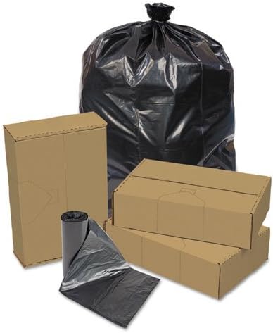 BLACK Trash Can Liners SIZE 29x44 THICKNESS 1.20MIL Bags per case 150