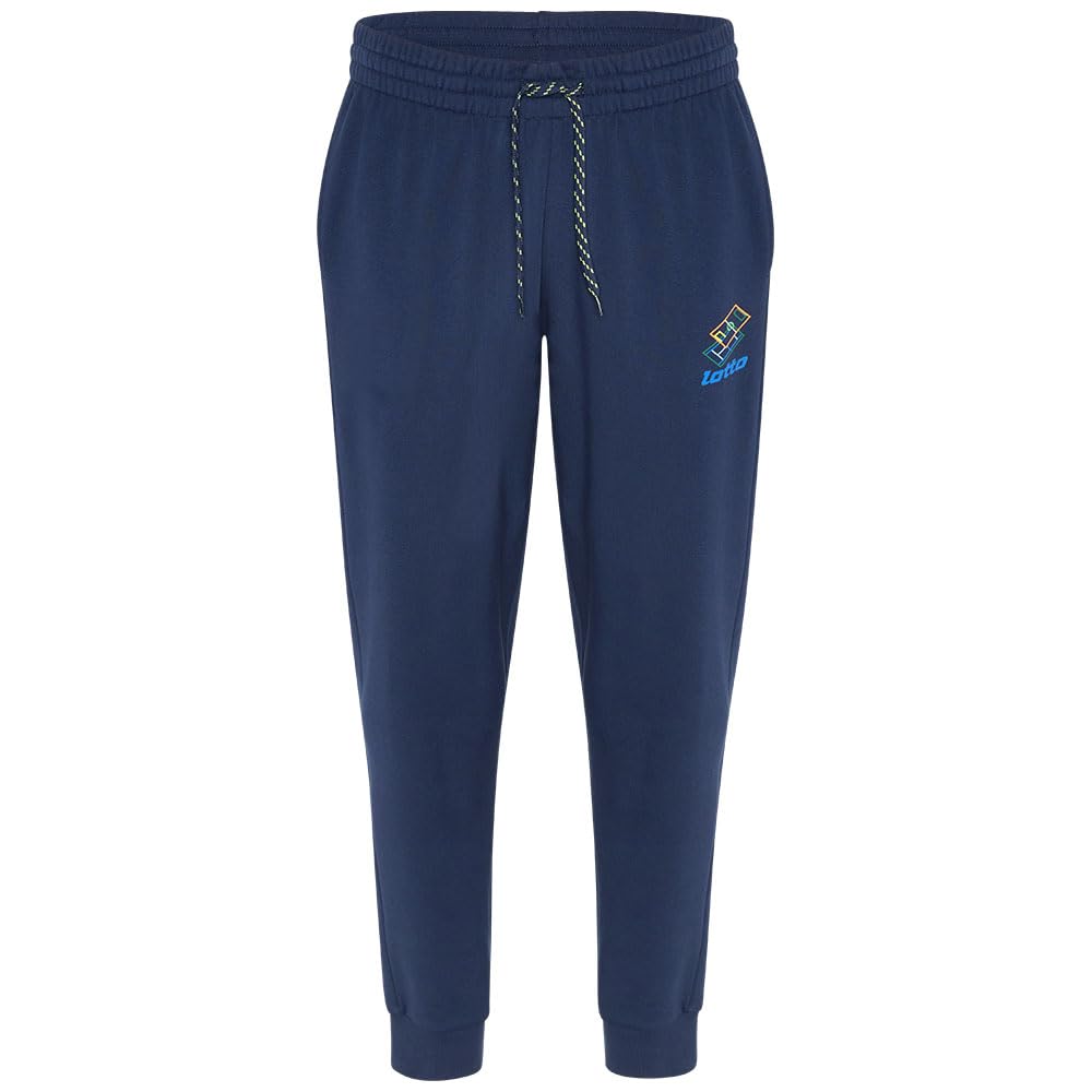 Lotto 1725125 Men's Sweat Trousers, Regular Fit, Peacoat, M