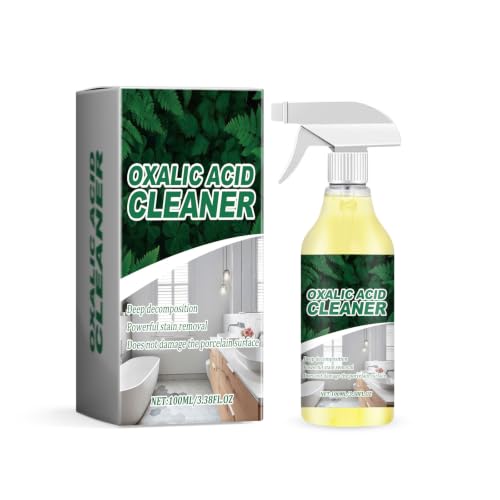 Oxalic Acid Cleaner Spray, Bathroom Stain Remover, 100ml/3.38 fl oz