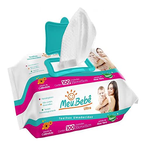 Meu Bebê Toalha Umedecida Ultra 100 folhas