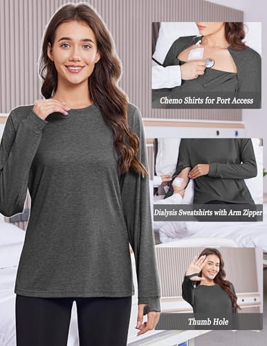 Sweatshirt post-chirurgie de qualité supérieure pour traitement par chimiothérapie - 4