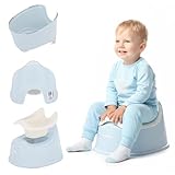 👶 PATINS ANTIDÉRAPANTS 🦶 Équipé de patins antidérapants qui empêchent le pot de glisser sur les surfaces lisses. Il garantit une stabilité et une sécurité optimales pour l'enfant, quel que soit le type de sol.
