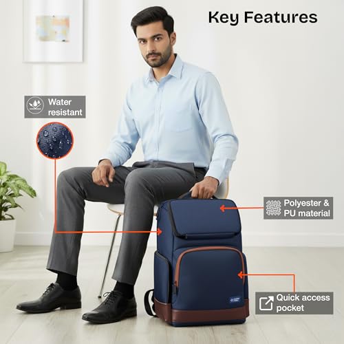 Image of Nasher Miles Backpack Fits 15.6 Inch Laptop, Premium Durable Bag| Multipurpose Laptop Backpack | Ideal for College, School, Office, Travel | Men, Women, Boys, Girls