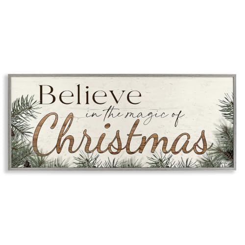 Christmas Plaid Holiday Phrase, 10 x 24 Inch Framed Giclée Print