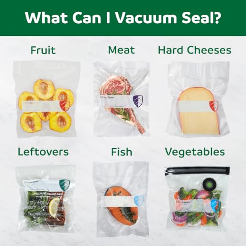 Image of FoodSaver Heavy Duty Quart Vacuum Seal Bags, 88 Count 8 inch x 11 inch BPA-Free Freezer Bags, 30% Thicker for Food Storage, Sous Vide, and Meal Prep