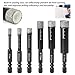 Diamond Drill Bits Set, 5/6/8/10/12/14 mm Dry brazing Hole Opener, Multifunctional Marble Tiles vitrified Brick All-Ceramic Hole Hexagonal Handle Pneumatic Batch Drill bit. (6+8+10+12+14 mm)