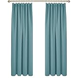 telas para cortinas de salon modernas Material: 100% tela poliéster de alta calidad suave y duradero, con capa intermedia negra que ayudar a aislar la luz efectivamente.