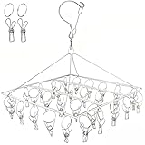 Qualsen Séchoir à Chaussettes en Acier Inoxydable -...