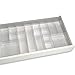 Produktbild Hausfelder Schubladen Organizer, Ordnungssystem für die Schublade, variabel und transparent aus Kunststoff (16-teilig)