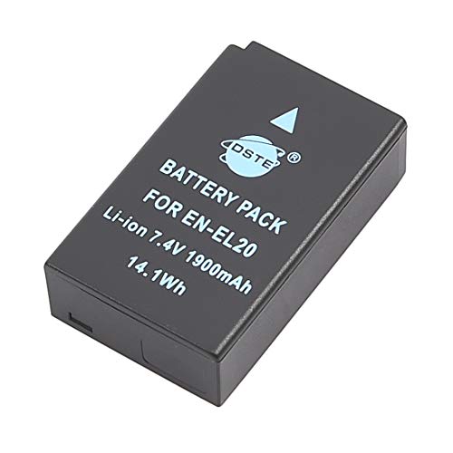 DSTE EN EL20 EN EL20a ENEL20 Batería Compatible con Nikon 1 J1, 1 J2, 1 J3, 1 S1, 1 V3, 1 AW1