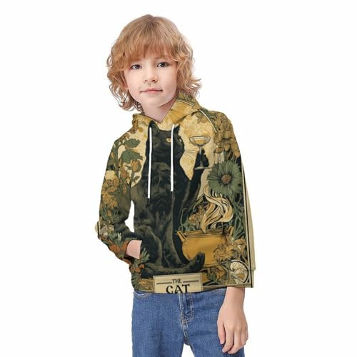 Sweat pull-over enfant 3D chaud et résistant pour l'école - 2