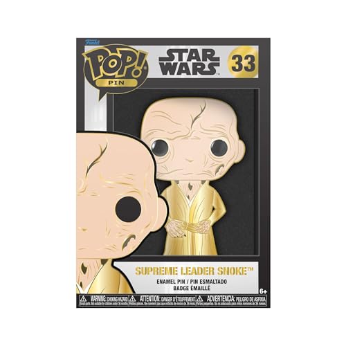 Pin Star Wars Supreme Leader Snoke de Loungefly POP grande coleccionable para mochila 3