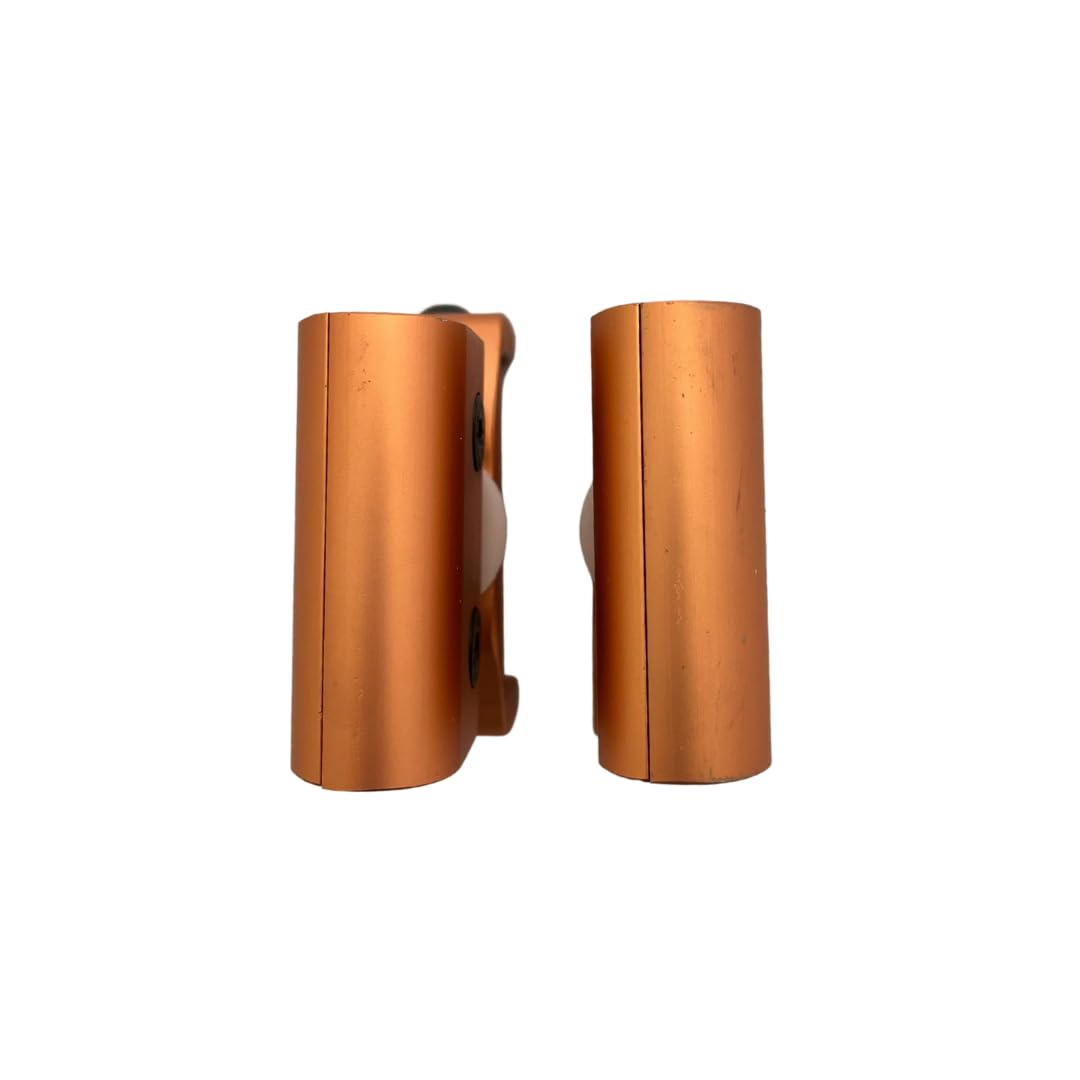 AJ Tack Wholesale Miedziany brązowy obrotowy i blokujący strzemiona - 6,3 cm