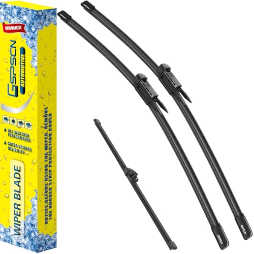 GSPSCN 3 Wipers Replacement for Lincoln MKX 2018-2016，Nautilus 2023-2019 Original Equipment Windshield Wiper Blades 24