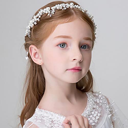 IYOU Ragazze dei Fiori Perla Fascia per Capelli