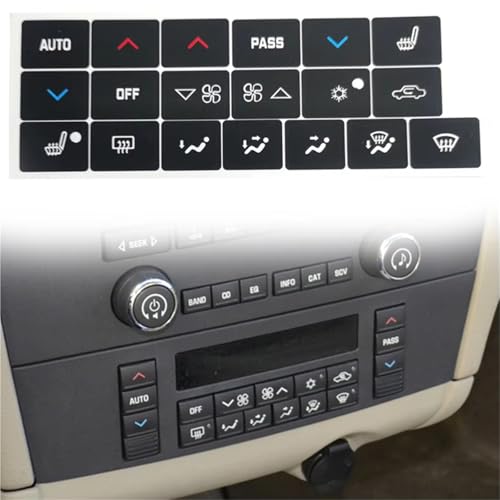 Autocollant de réparation pour bouton de climatisation Buick Lacrosse usé