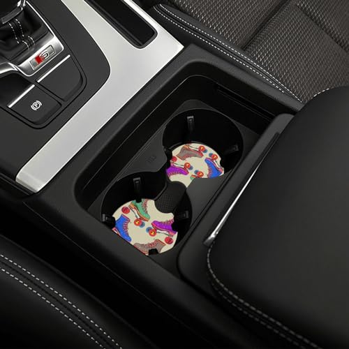 Portavasos para carro con diseño retro 2 unidades miniatura 7
