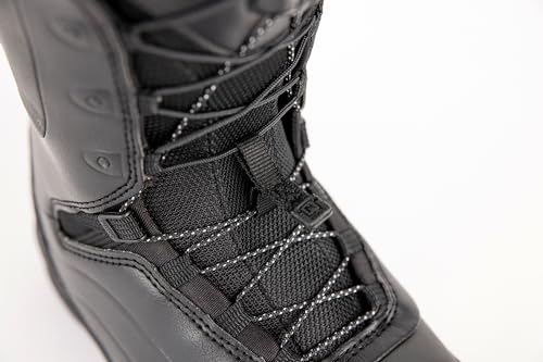 Nitro Damen Snowboards Crown TLS '23 Leichter Snowboardschuh Snowboardboot mit Schnellschnürsystem Allround Freestyle Freeride Softboot Warm Boots, Black, MP 22,5 // EU 35 1/3 // US 5