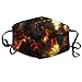 Produktbild Vbnbvn Unisex Mundmaske,Wiederverwendbar Anti Staub Schutzhülle,Gesichtsmaske Wolf Anti Pollution Washable Reusable Mouth Masks for Man Woman