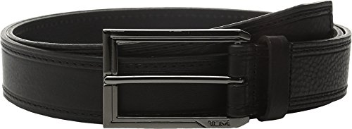 TUMI Men's Stitched Pebbled Belt TUMI Men's Stitched Pebbled Belt