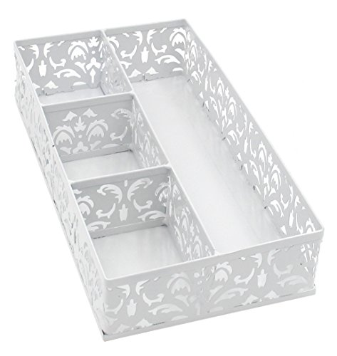 Easypag Desk Drawer Organizer With 3 Small Bins And 1 Long Bin,White #TOP4