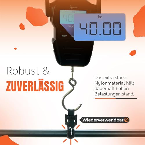 Kabelbinder Wiederverschließbar (50 Stk.),Perfektes Kabelmanagement mit dem Kabelbinder Klett, Klett Kabelbinder verlängerbar (150mm pro Klettband), Cable Ties lösbar und Wiederverwendbar I ToolTopia