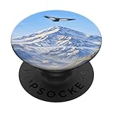 Mendoza Argentina: Cóndor sobre el Monte Aconcagua PopSockets PopGrip Adhesivo
