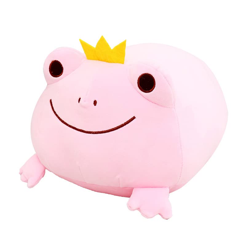 Amazon.co.jp: 17.7インチ カエルのぬいぐるみ枕 かわいい王冠のカエル