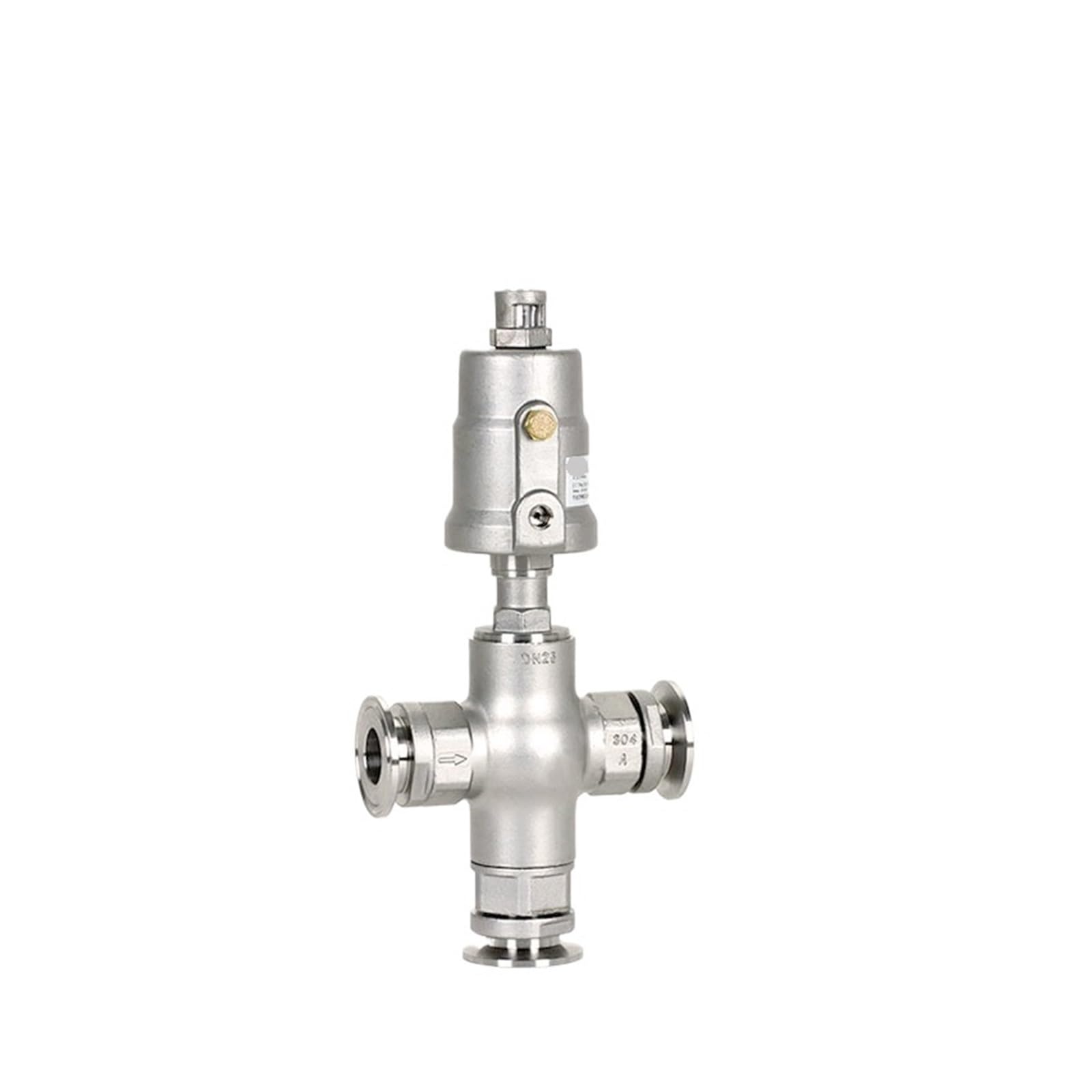 Actionneur en acier inoxydable SS304 vanne de siège angulaire deux positions 1 pièces