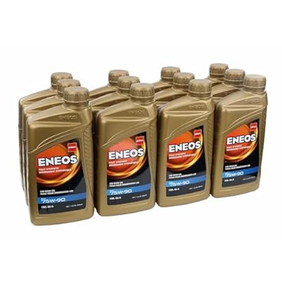 ENEOS 3094-301 Gear Oil LSD 75W-90, 1 Quart, 12 Pack
