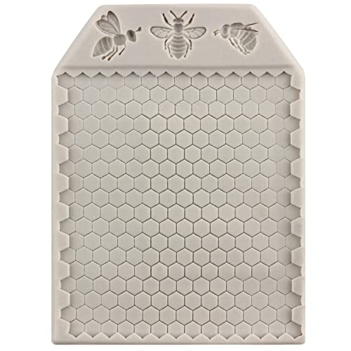 Mypracs Bumble Bee Silicone Mold Bee Fondant Molds Honeycomb Sunflower Candy Chocolate Mold For Sugar Cake Decorating Cupcake Topper Gum Paste Polymer Clay Set Of 5 #TOP7