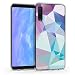 Produktbild kwmobile Hülle kompatibel mit Samsung Galaxy A7 (2018) - Handyhülle - Handy Case Dreiecke Asymmetrie Hellblau Rosa Blau