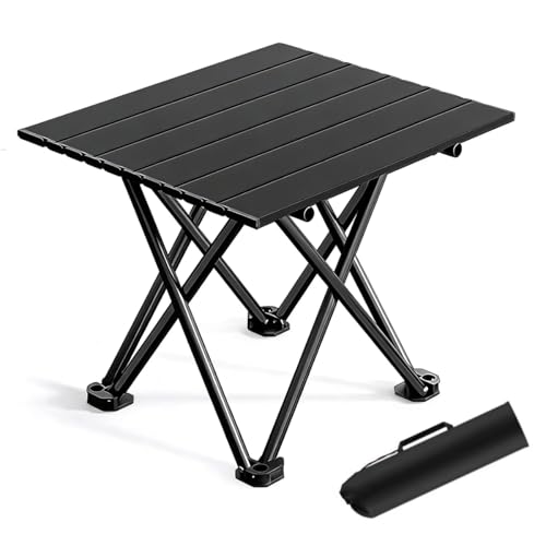 HHDESHSL Tragbar Klapptisch Tragbarer Picknicktisch Faltbar mit Tragetasche Ultraleichter Campingtisch Klappbar für Camping Picknick Grillen Wandern Angeln
