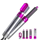 5 in 1 Multifunktions-Haartrockner-Styling-Werkzeug, abnehmbarer 5-in-1-Heißluft-Kamm, der automatische Saugnapf mit negativen Ionen