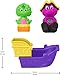 Mattel Fisher-Price Barney’s World Toddler Toys, Water Fun Pirate Ship, 4-Piece Set for Water Play with Barney & Baby Bop, Kids Ages 2+ Years