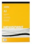 A3 Newsprint Paper Pads 100 Sheets Drawing Sketching297mm x 420mm (1 Pad)