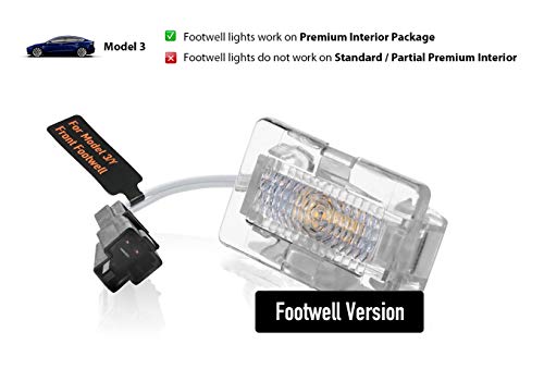 Kit de 4 Lámparas LED para Tesla Model 3 - Luz Interior y Baúl miniatura 3