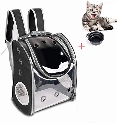 YINGJEE Pet Carrier Backpack Breathable for Small/Medium Dogs and Cats, Deluxe Pet Carrier Bag with Mesh Ventilation, Safety Features and Cushion Back Support, for Traveling, Hiking, Camping, Walking