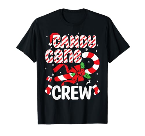 Candy Cane Crew - Funny Christmas Holiday Men Women T-Shirt