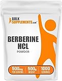 BulkSupplements.com Berberine HCl Powder - Berberine Supplement, Berberine Powder - Gluten Free, 500mg per Serving, 500g (1.1 lbs) (Pack of 1)