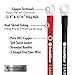 InstallGear 5 AWG Gauge 2ft Battery Power Inverter Cables for Solar, Auto, RV and Marine - RV Battery Cables - 99.9% Deoxigenized Copper, Set