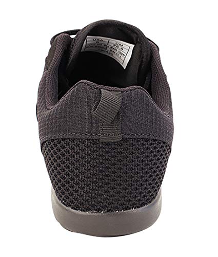 Very Fine Unisex Dance Sneakers - VFSN024 and Foldable Brush Bundle - Black - 11 Women/10 Men4