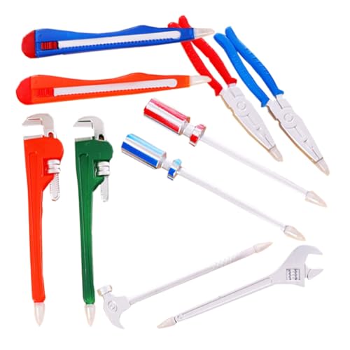 10x/set Hardware Forma Penna a sfera Journaling Pen Hardware Strumento Forma Scrittura Penna per gli Studenti