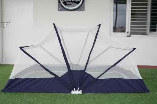 Image of Happy Penguin Mosquito Net [Foldable] Easy Setup | Lightweight Cotton, Portable & Ideal for Home & Travel | Strong & Breathable | Suitable for King Size Bed [5x6 (1 /4)]